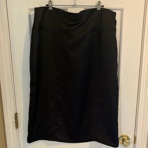 Chic Black Midi Skirt by express size 16 bnwt